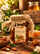 عسل با بادام درختی